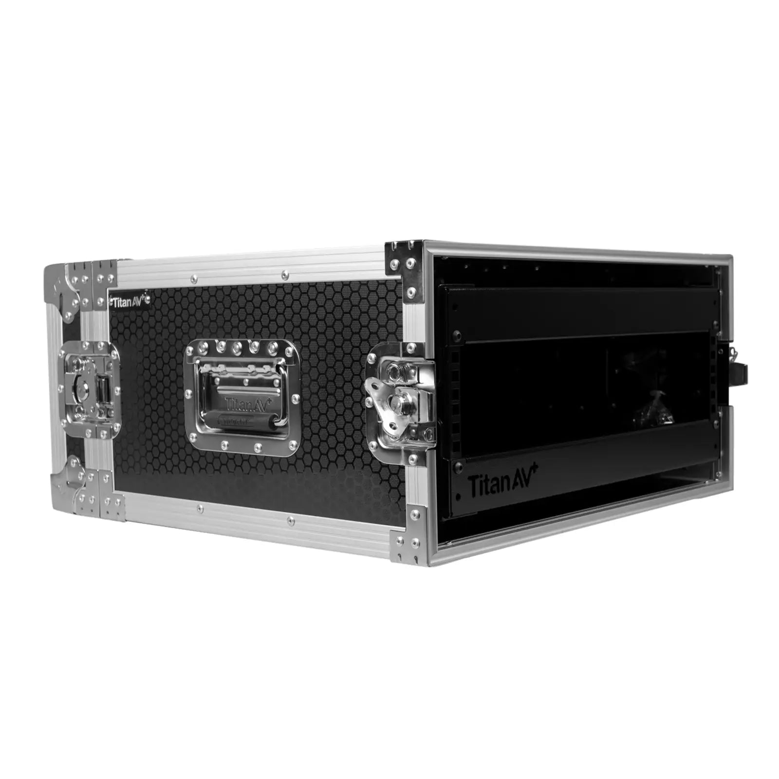 2RU Shock Mount Rack Case, 450mm Deep