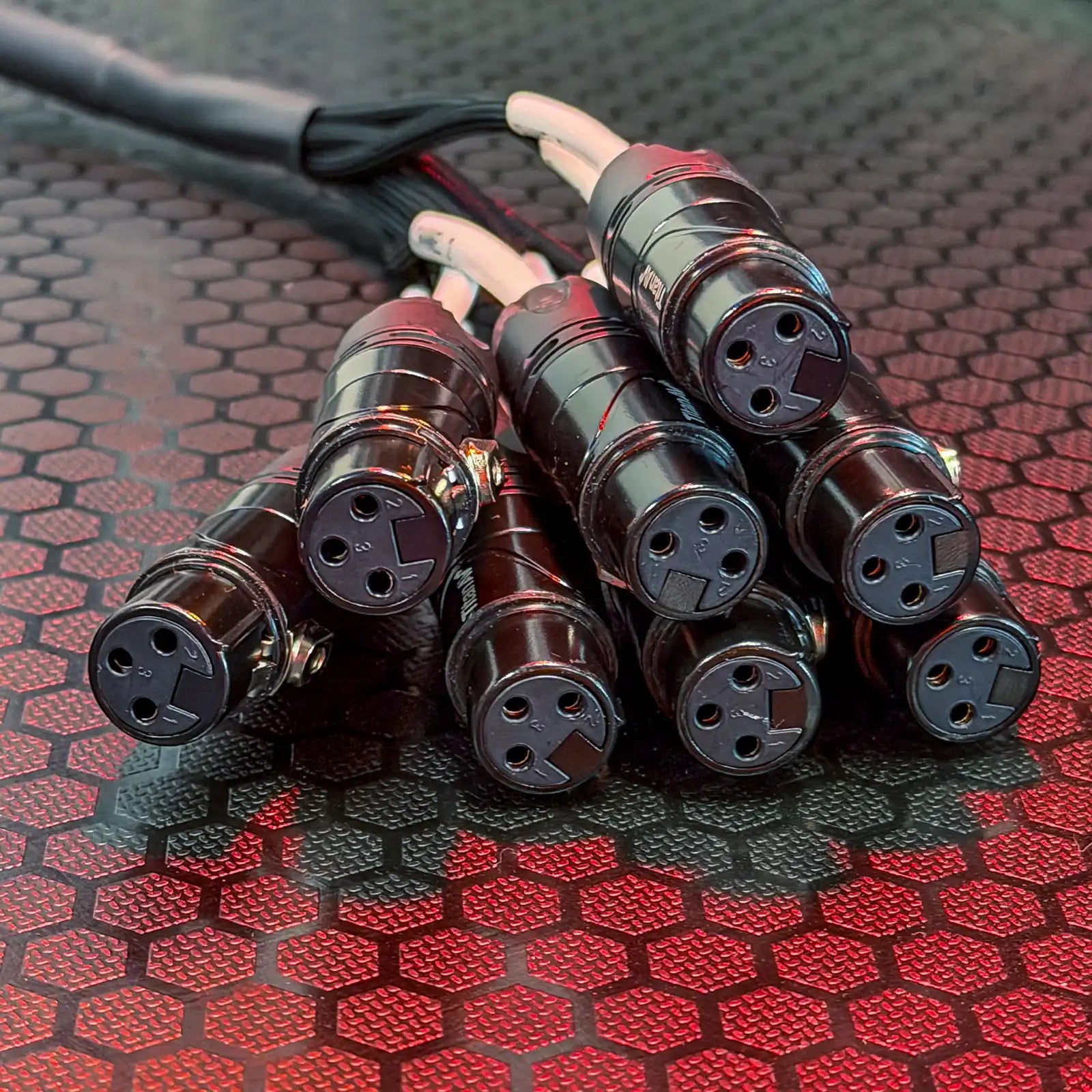 female connection on XLR Loom