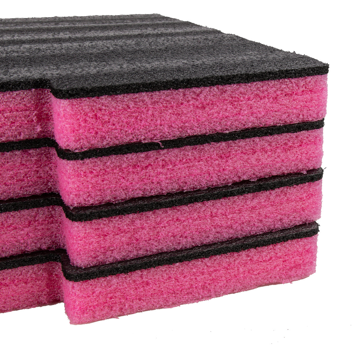 EPE Foam Insert for 4RU Steel Drawer, Black & Pink