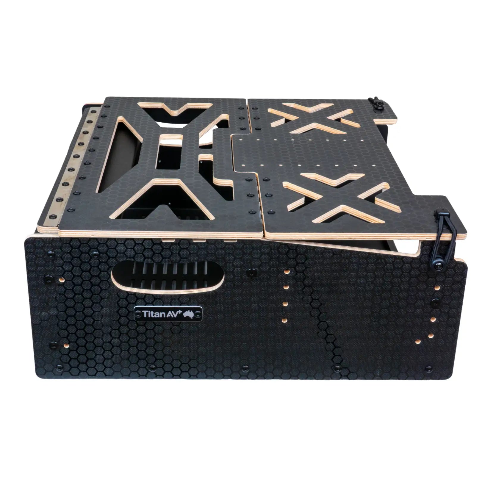 Video/Lighting Fly Rack with Single Monitor Mount