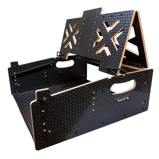 Video/Lighting Fly Rack with Single Monitor Mount