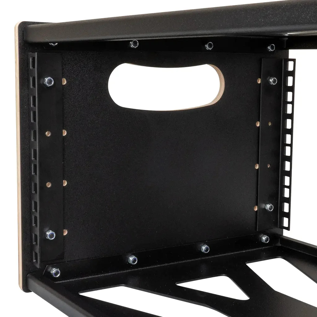 4RU Fly Rack & Wheeled Hard Case