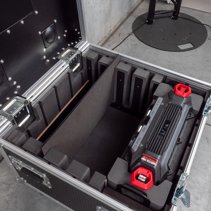 Australian made custom CNC foam and plywood insert, featuring a removable storage tray