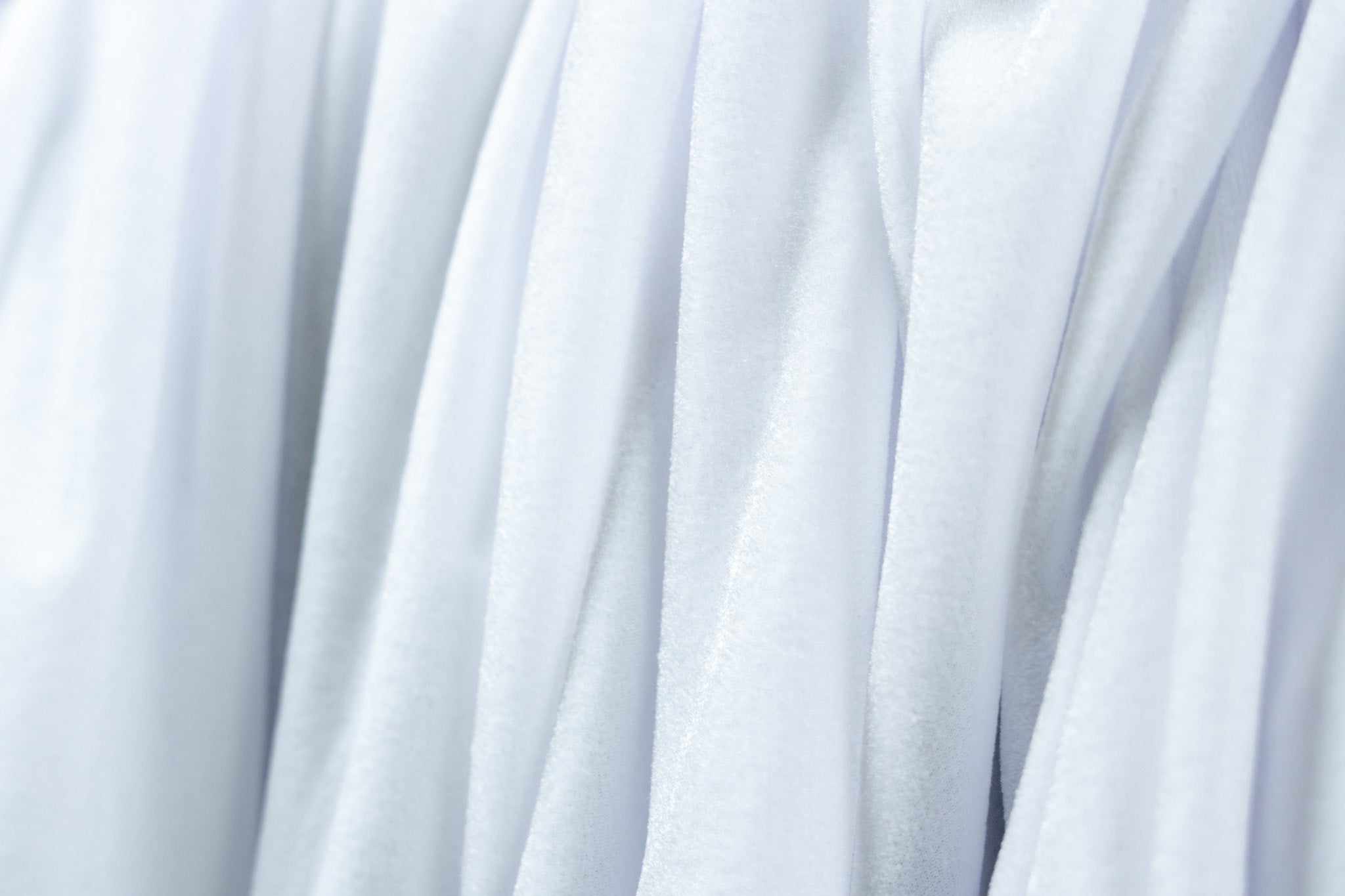 Backdrop Curtain – 3.15m x 3m White Velvet 300gsm