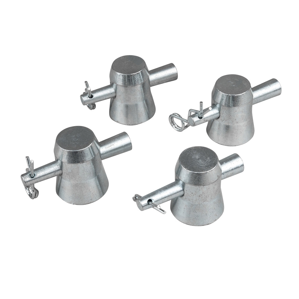 Base plate Half Spigot, Pin, Clip & Screw (4 Pack)