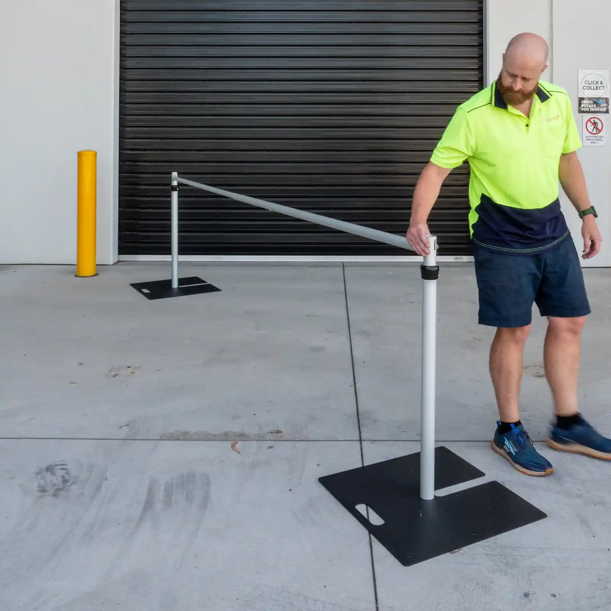 3m x 1.5m Pipe and Drape Stand with Black Velvet Drape