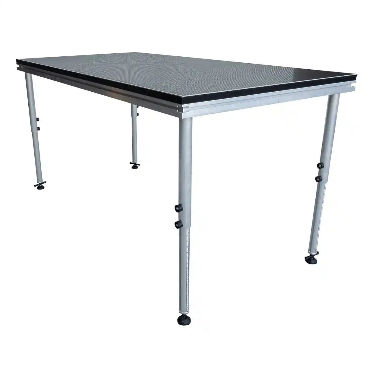 2 x 1m Stage Platform with 600-1000mm Legs