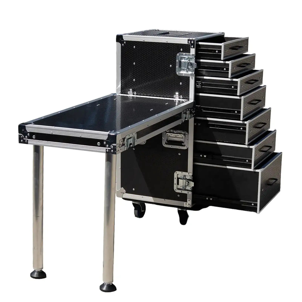 Portable Work Station with 7 Drawers & Table