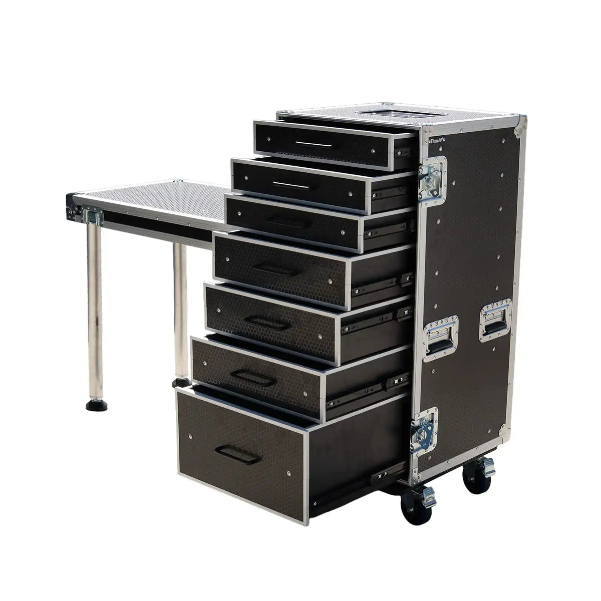 Portable Work Station with 7 Drawers & Table