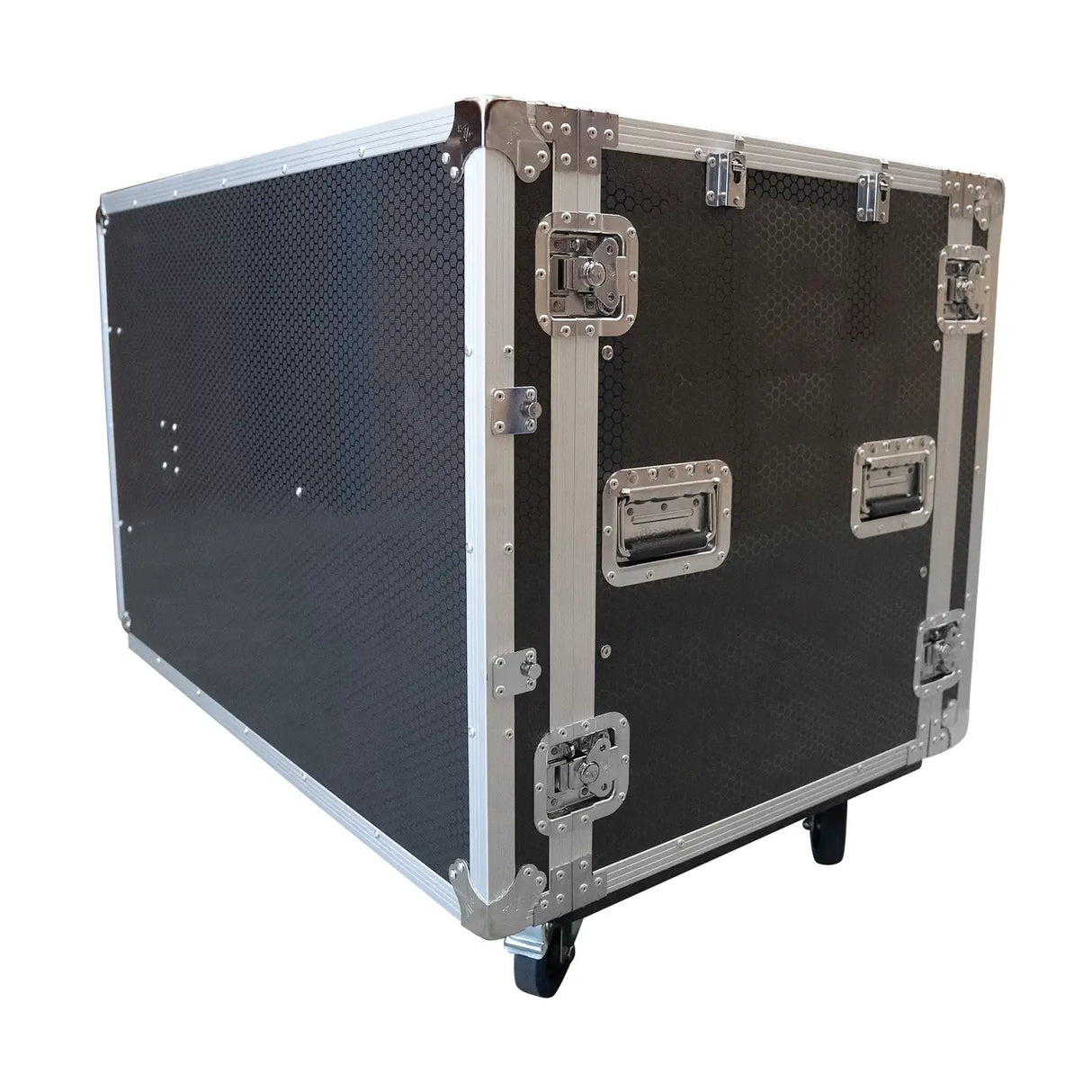 Dual 12RU Shockproof Rack Workstation with Side Tables