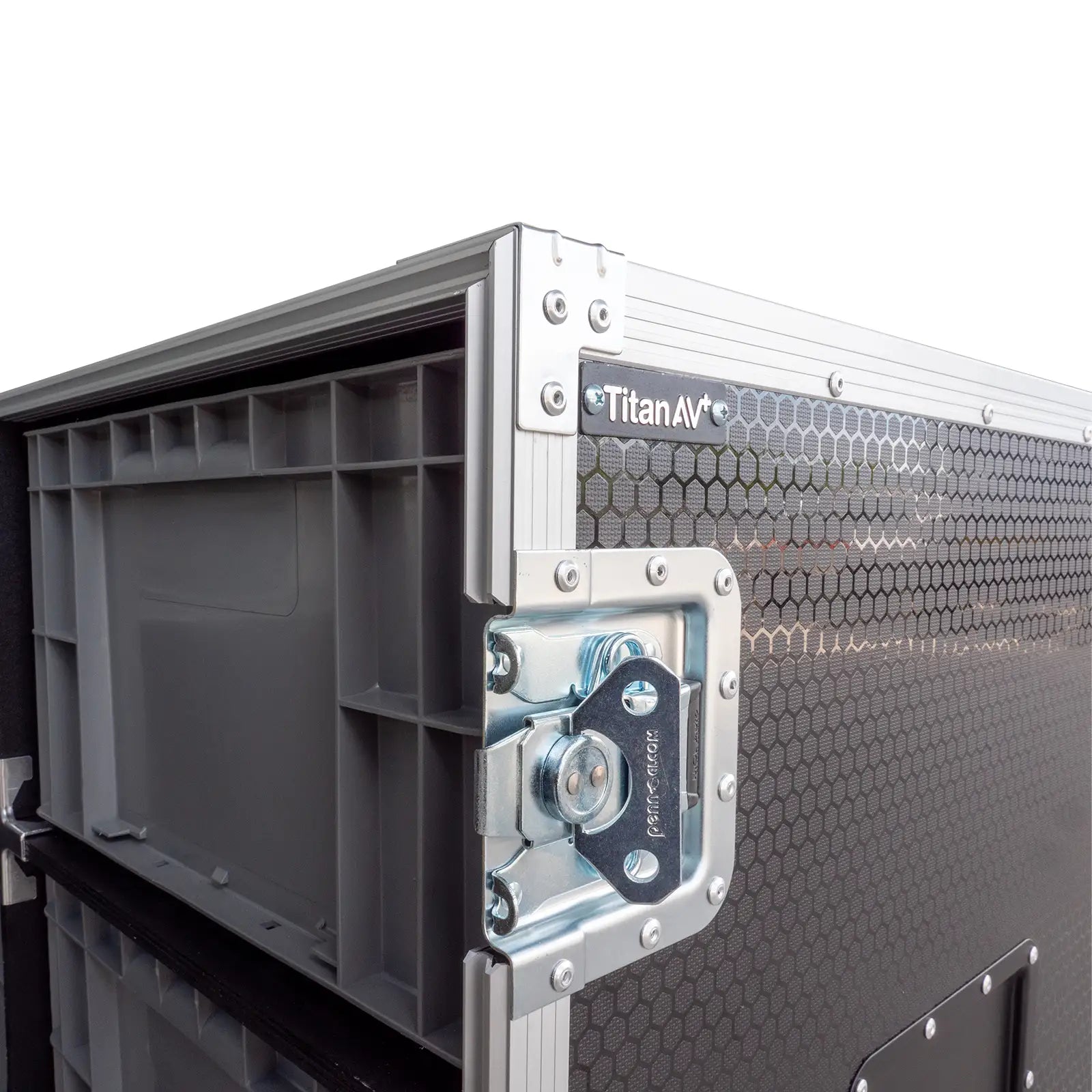 8-Crate Mixed Storage Road Case (Double-Wide)