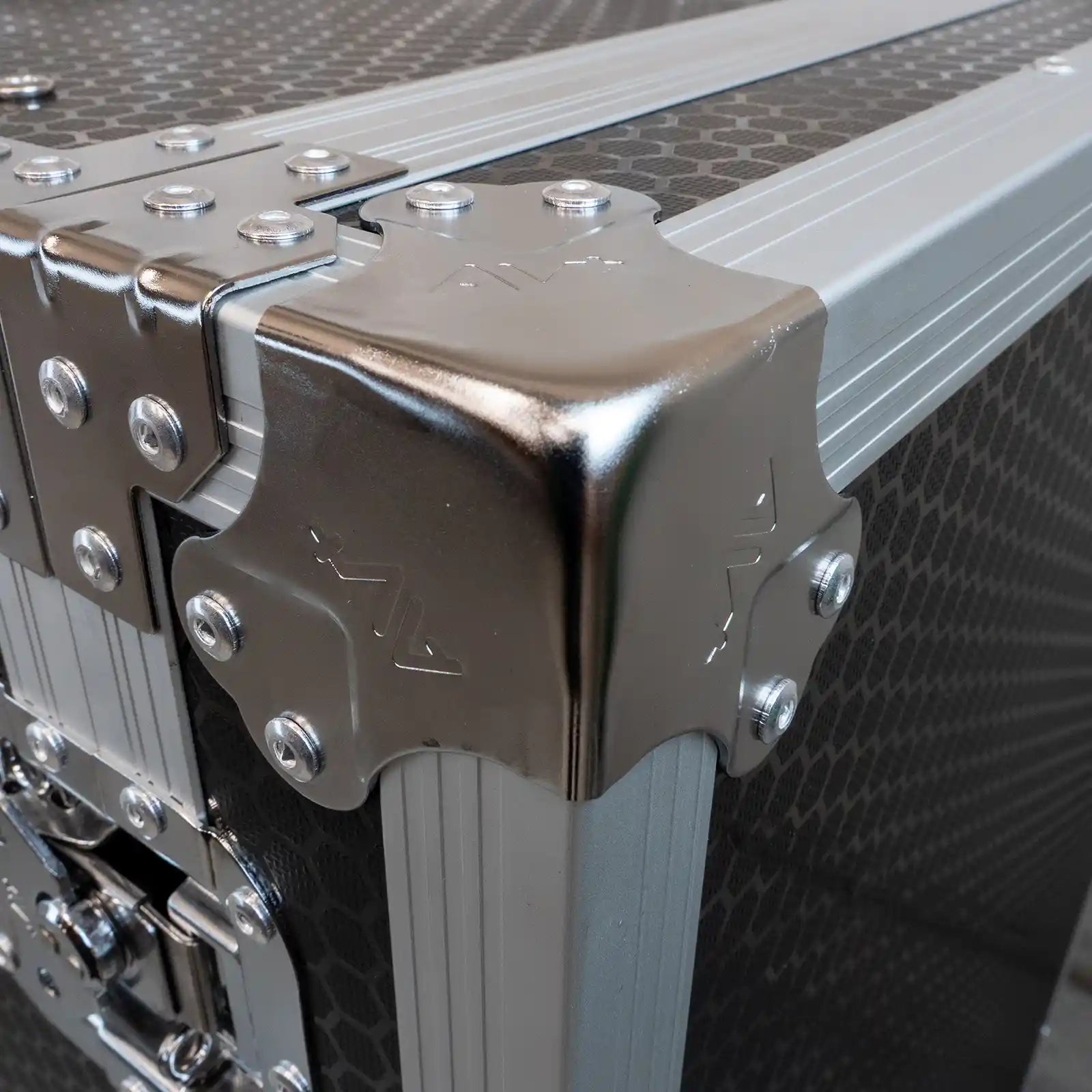 14RU Shock Rack Case with Wheels, 550mm Deep