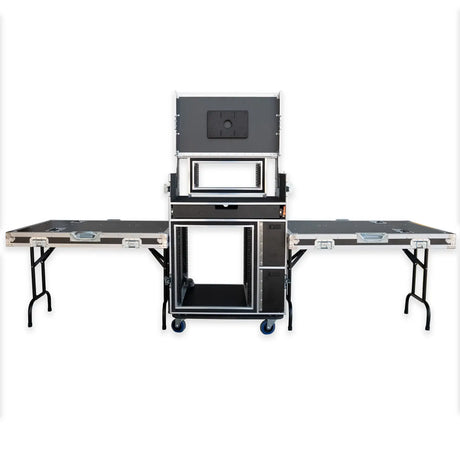 Single Monitor Broadcast Workstation Road Case