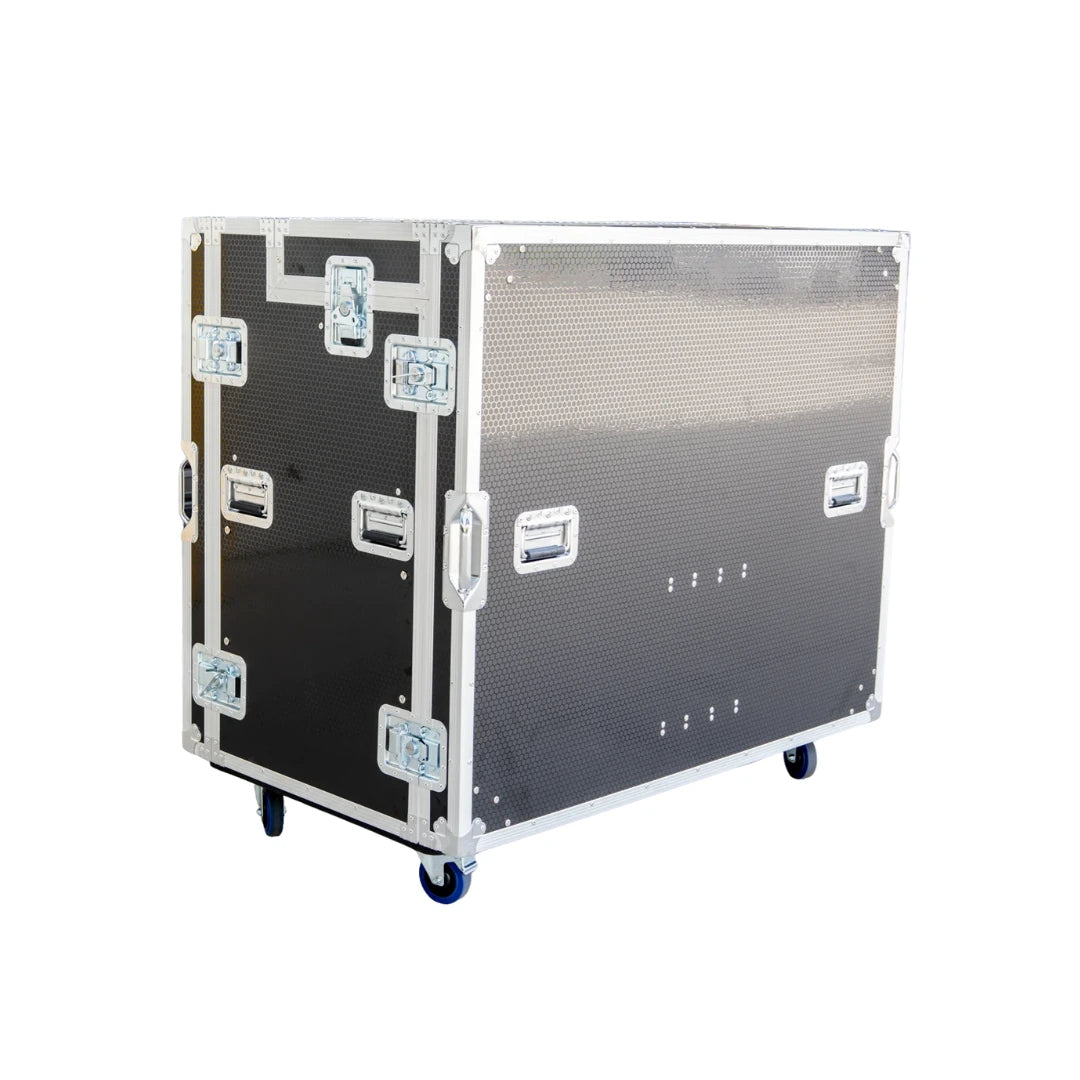 Dual Monitor Broadcast Workstation Road Case