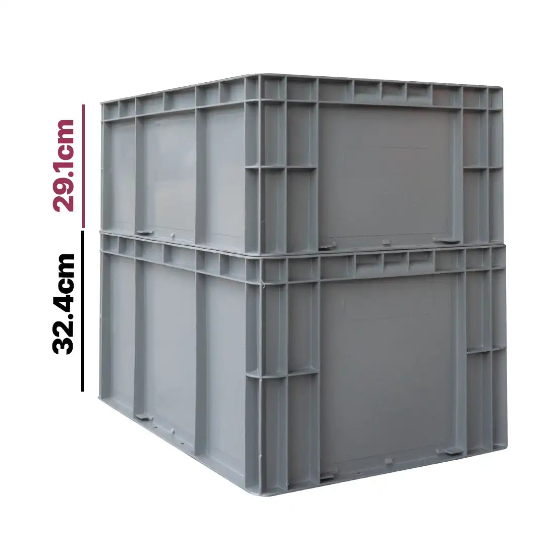 8-Crate Mixed Storage Road Case (Double-Wide)