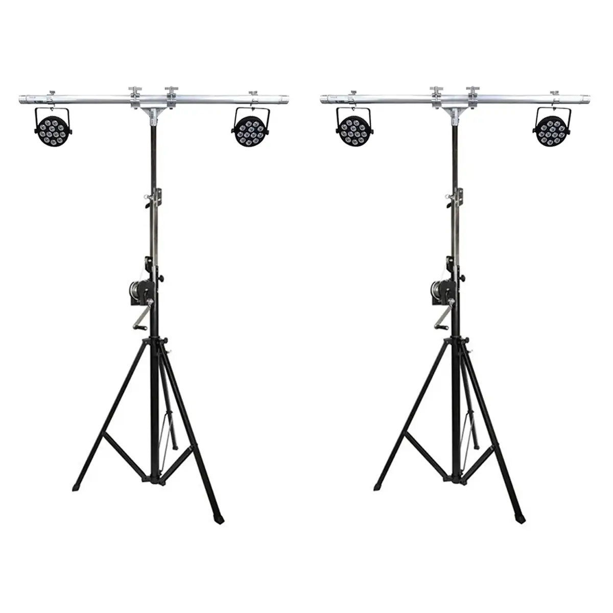 4.1m Winch Up Lighting T-Bar (PAIR)