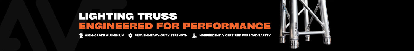 Lighting Truss Engineered for Performance. High-Grade Aluminium. Proven Heavy-Duty Strength. Independently Certified for Load Safety.