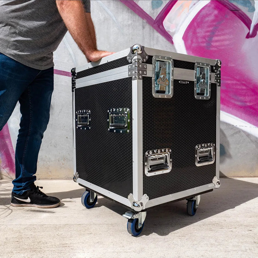 Small & Tall Cable Packer with Adjustable Dividers & Removable Tray – Pro Road Case