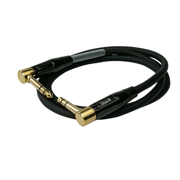 1m Right Angle TRS to TRS Cable | 1/4