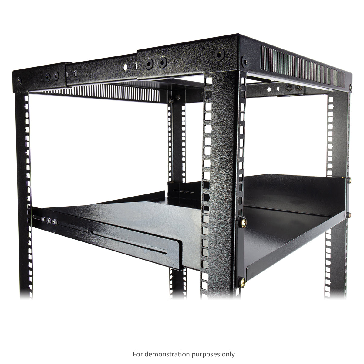 2RU Adjustable Rack Shelf, 470-785mm Deep