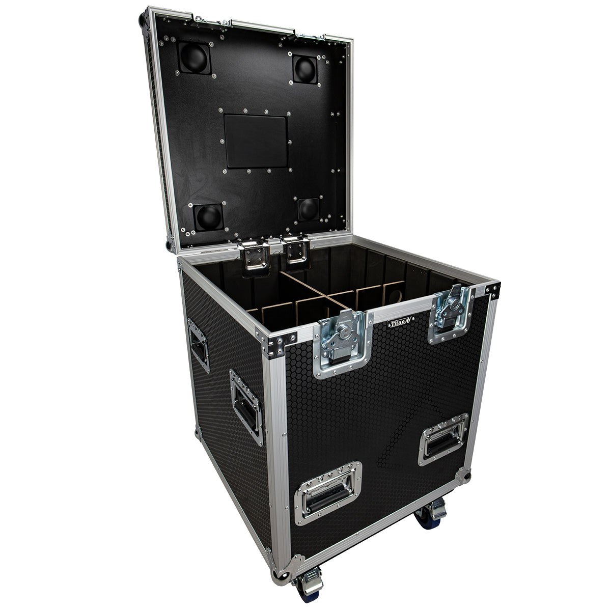 Small & Tall Cable Packer with Adjustable Dividers & Removable Tray – Pro Road Case