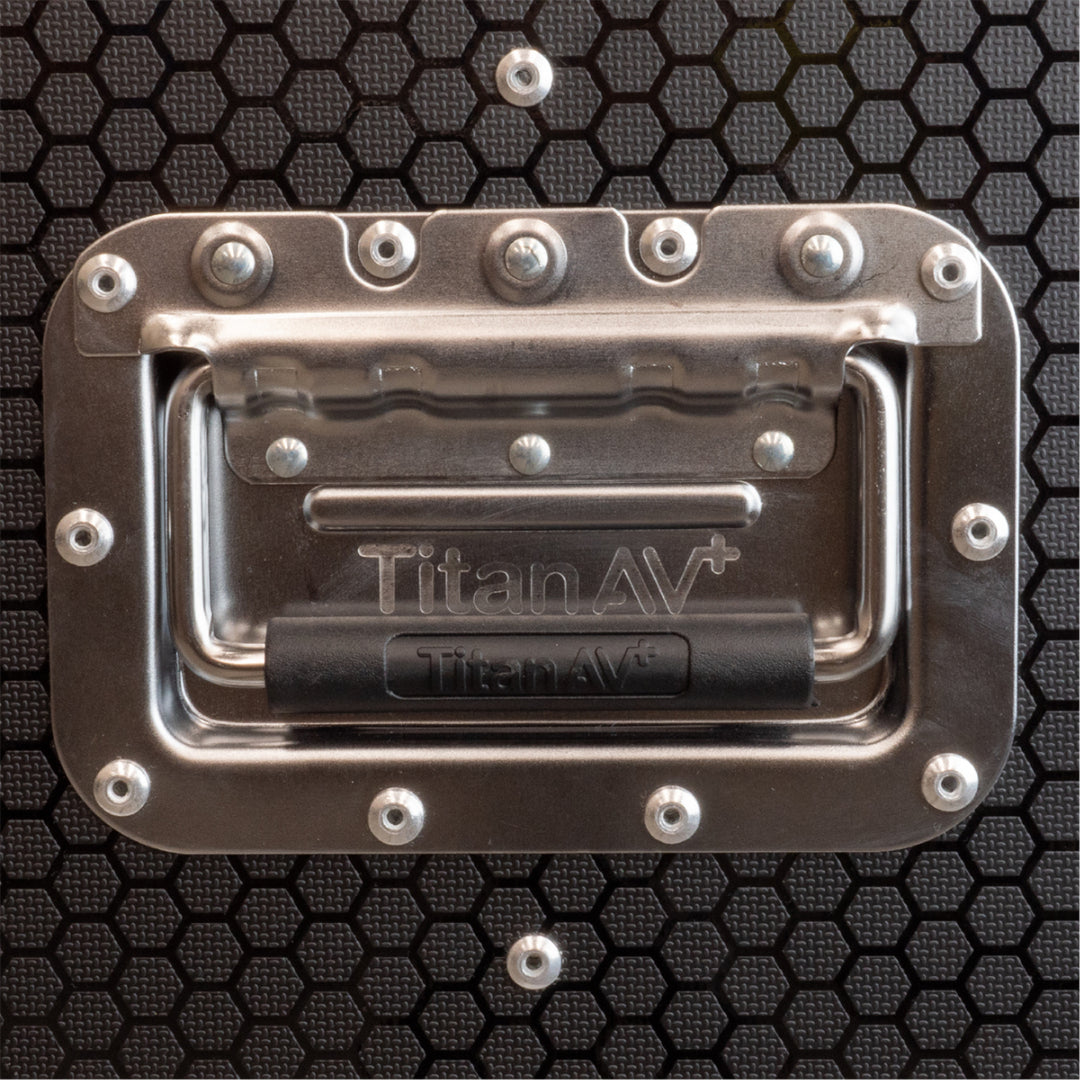 10RU Shock Rack Case with Wheels, 550mm Deep