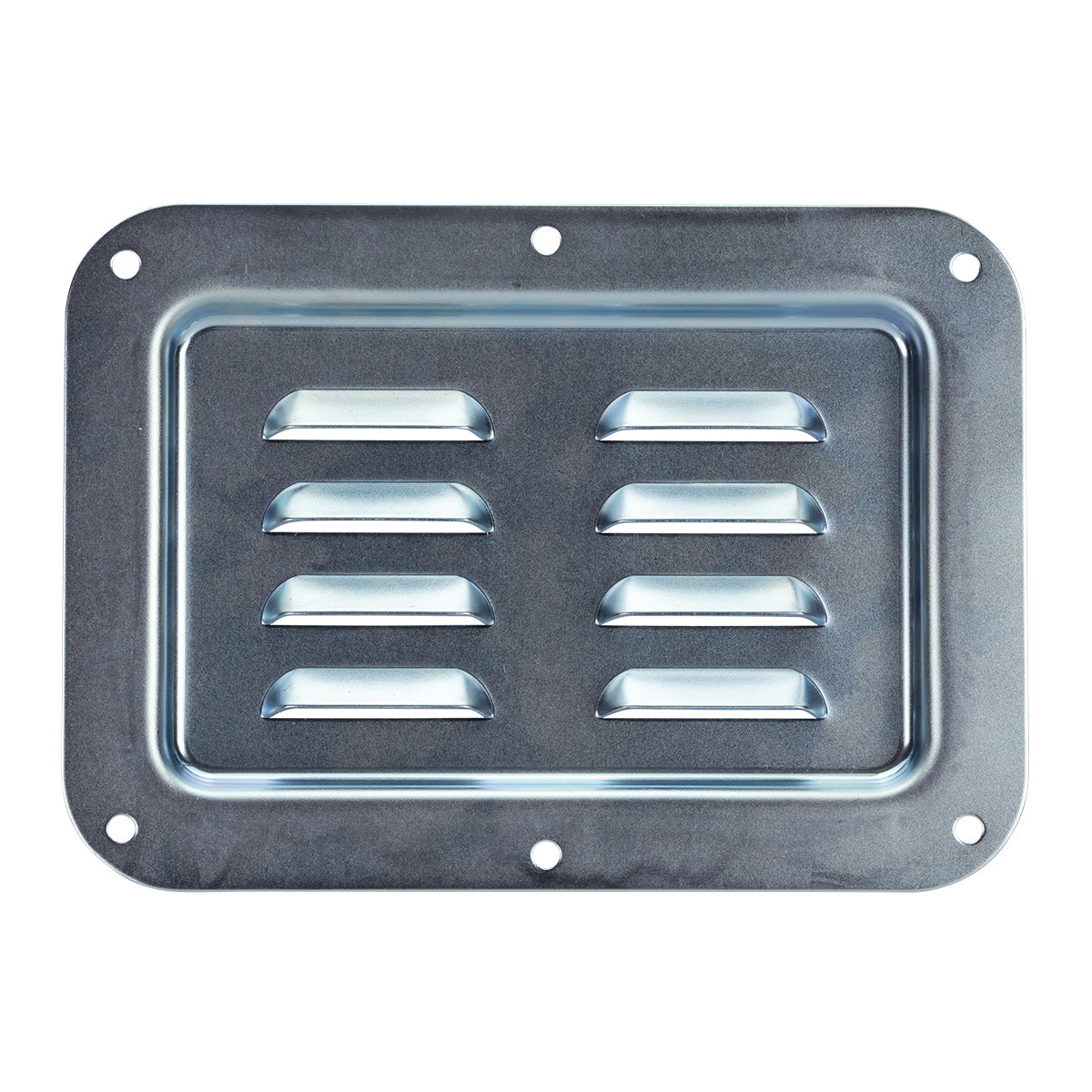 Vented Blank Panel Road Case, Horizontal - Chrome