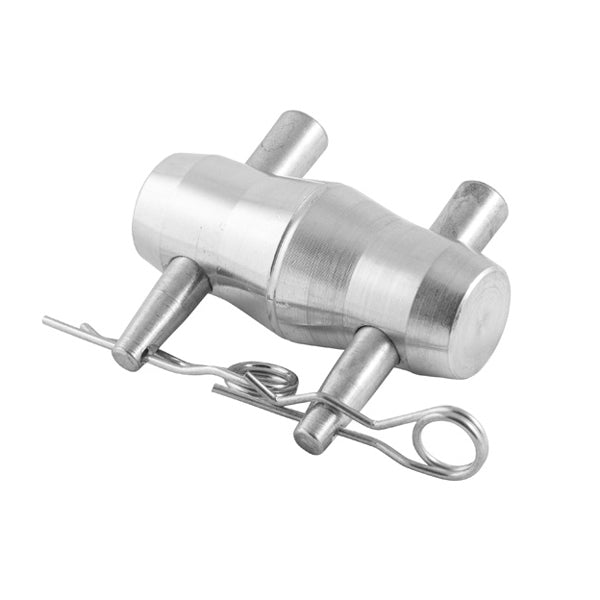 Truss Inline Spacer - 100mm Spigot, Pin & Clip