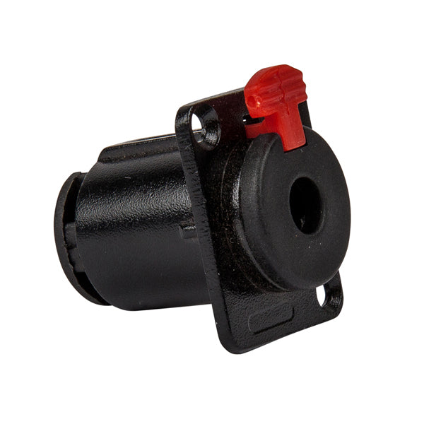 1/4" Stereo Chassis Mount Jack Socket TRS Lock