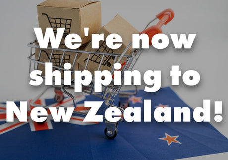 We're now shipping to New Zealand!