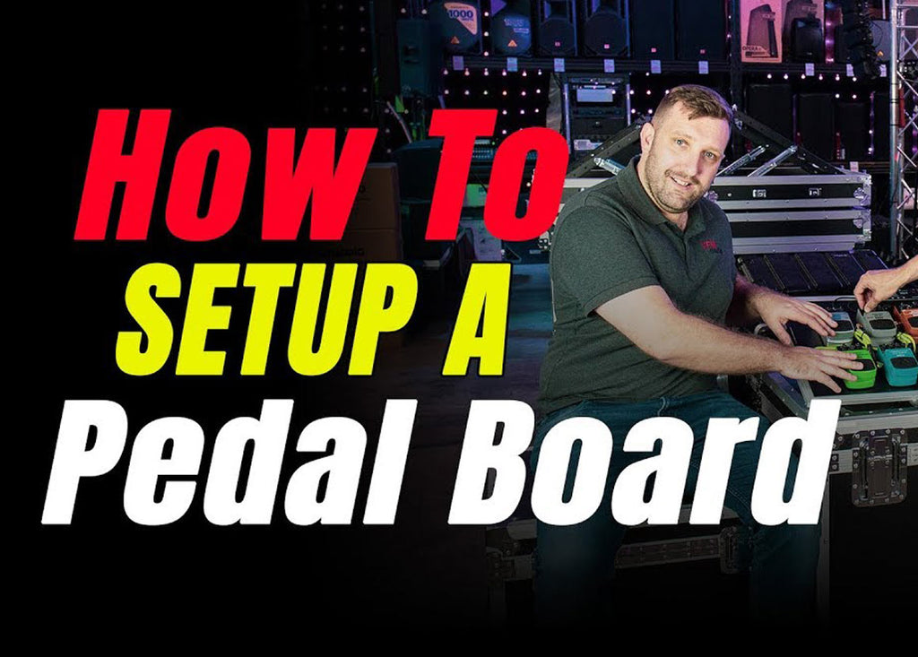 How to setup a pedal board