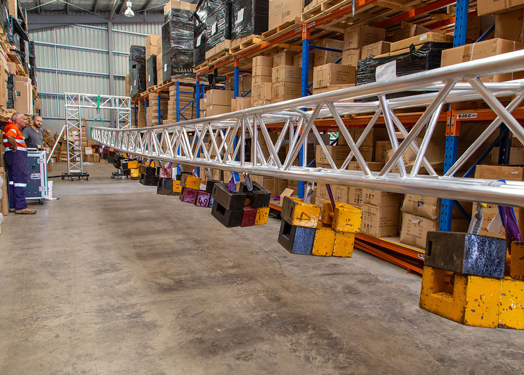 Is truss safe? We safety test Titan AV lighting truss.