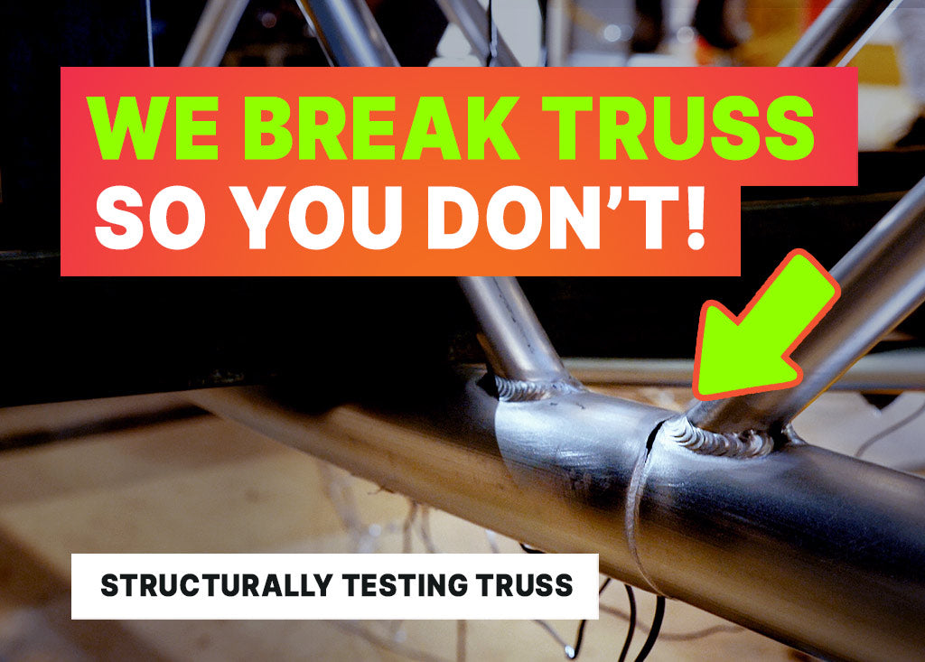 When does lighting truss crack? The ULTIMATE safety test!
