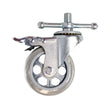 4" Threaded Castor Wheel with Brake