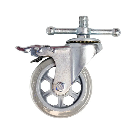 4" Threaded Castor Wheel with Brake