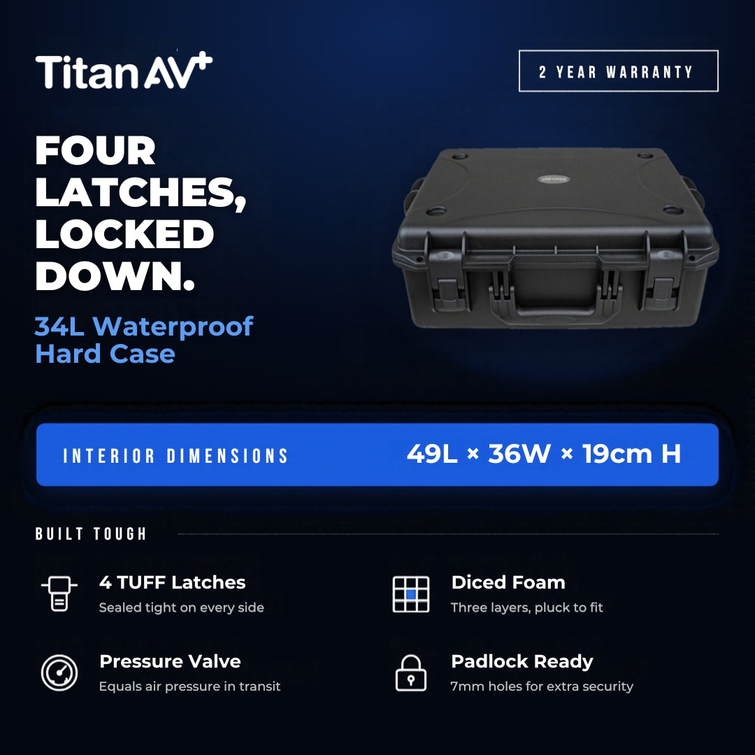 34L Waterproof Hard Case [6002A]
