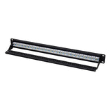 Titan AV 19" 1RU Cat6 Patch Panel, 24 Port