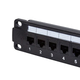 Titan AV 19" 1RU Cat6 Patch Panel, 24 Port