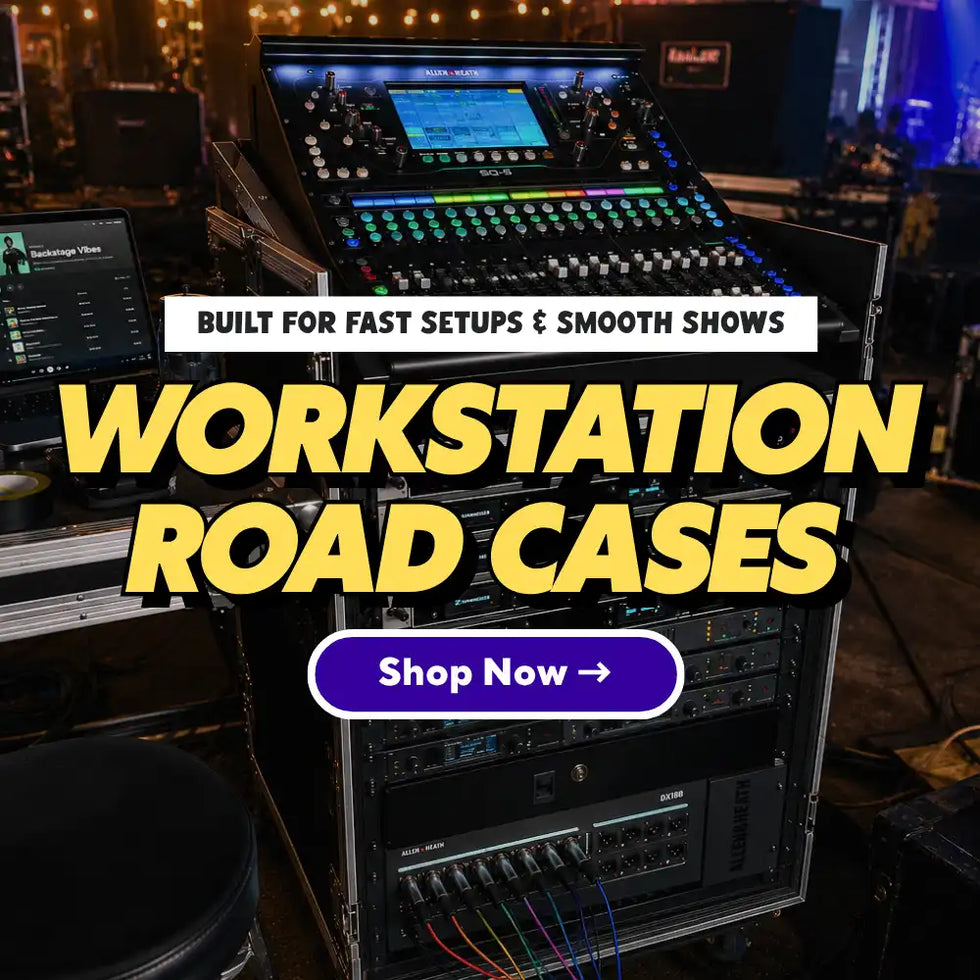 Titan AV Workstation Road Cases Banner