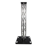Tri Truss Lighting Stand 2m Trussing, 800mm Base & Top Plate