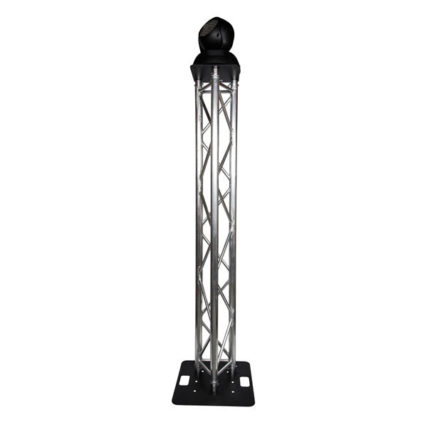 Tri Truss Lighting Stand 2m Trussing, Steel 500mm Base & Top Plate