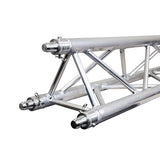 Tri Truss Lighting Stand 2m Trussing, Steel 500mm Base & Top Plate