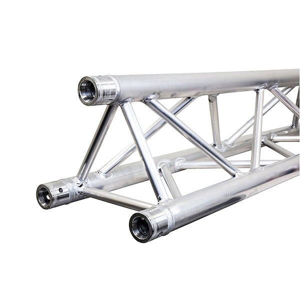 Tri Truss Lighting Stand 2m Trussing, Steel 500mm Base & Top Plate