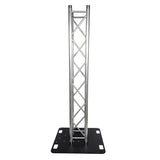Box Lighting Truss Stand 2 Meter Trussing & Steel 800mm Base