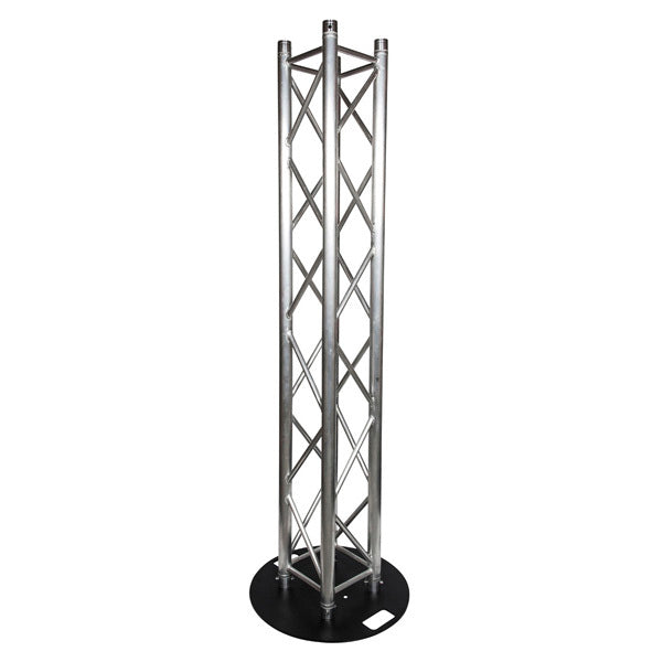 Box Truss Lighting Stand 2 Meter Trussing & Steel 600mm Circle Base