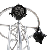 2.5 Metre 290mm Box Truss Light Stand, 1 Metre Ring