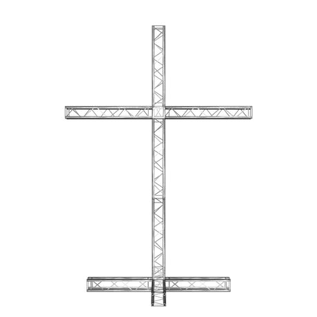 290 Box Truss Worship Cross 6.6 x 3.4m