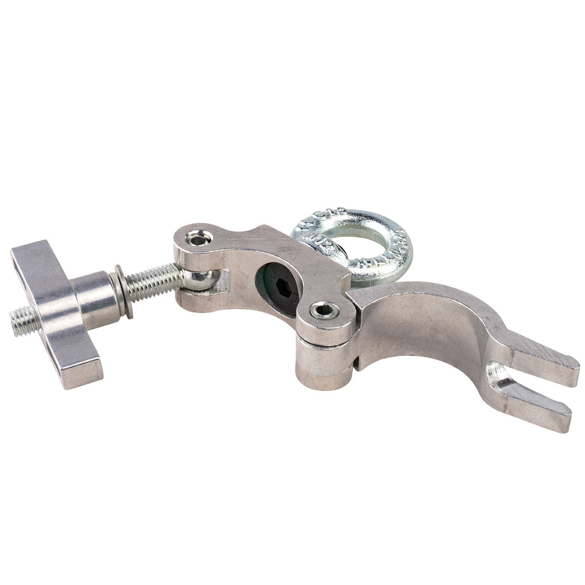 Slim 50mm Truss Lighting Clamp Eye Ring WLL 250 Kg