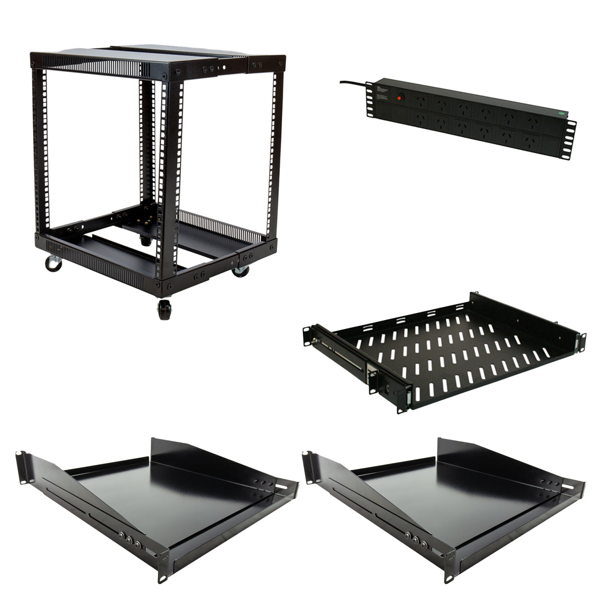 AV Media In-Cabinet 10RU Server Rack Kit