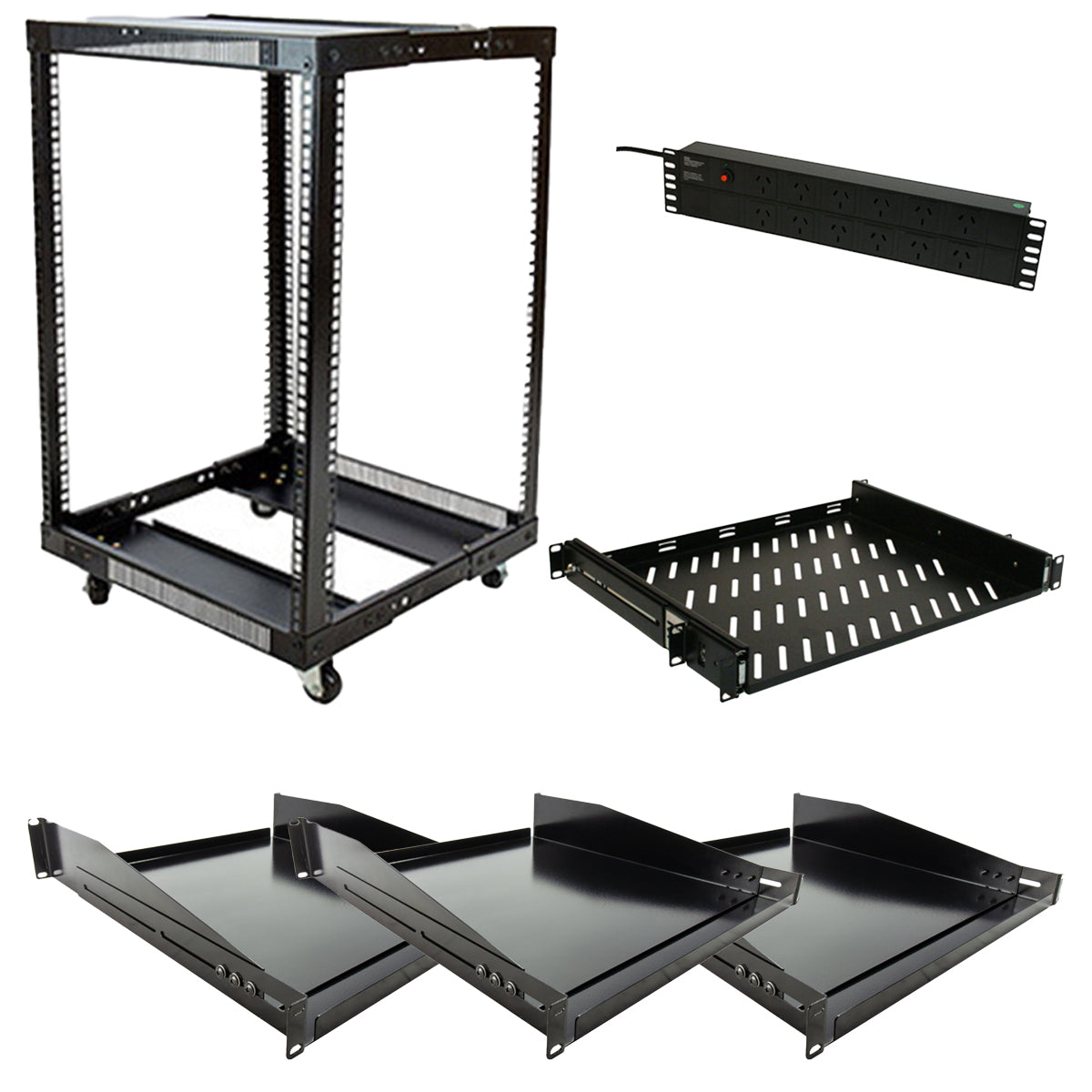 15RU In-Cabinet Rack Kit for AV Setup | Titan AV